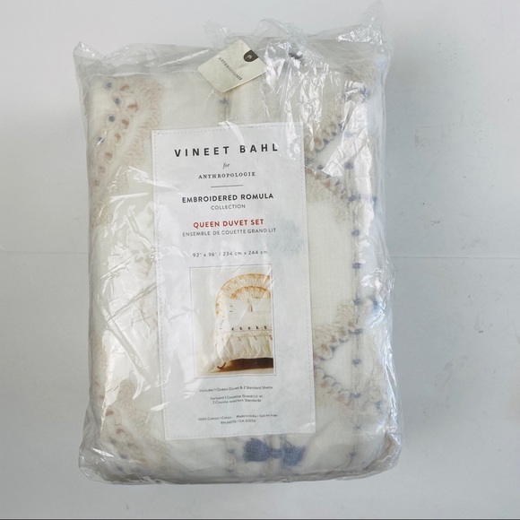 Anthro x Vineet Bahl Embroidered Romula Duvet Set - Picture 7 of 10